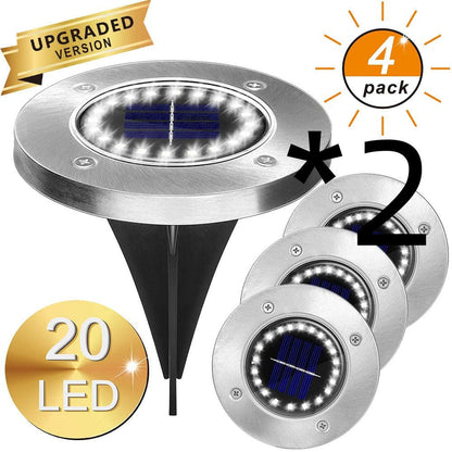 Solar-Powered Ground Lights for Eco-Friendly Outdoor Illumination