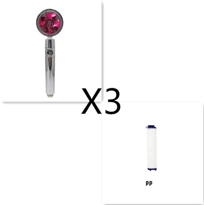 Water-Saving Handheld Shower Head with 360° Rotation and Adjustable Angles