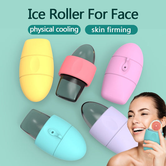 Reusable Ice Roller for Face - Skin Firming & Cooling Facial Massage Tool