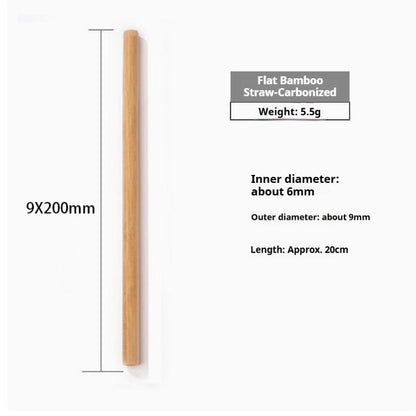 Eco-Friendly Bamboo Reusable Drinking Straws - Sustainable & Biodegradable