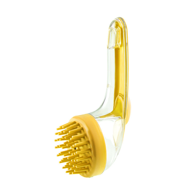 Eco-Friendly Pet Grooming Brush with Ergonomic Handle