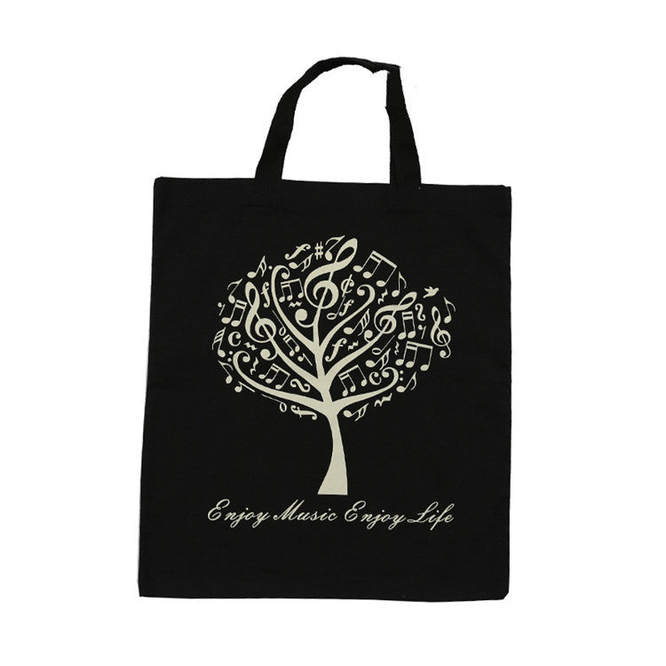Eco-Friendly Reusable Tote Bag - Natural Beige Cotton Canvas