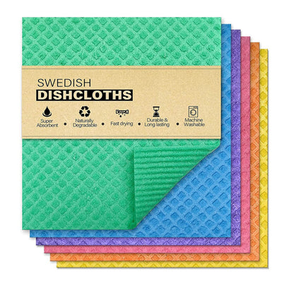 Eco-Friendly Swedish Dishcloth - Green Biodegradable Cleaning Cloth