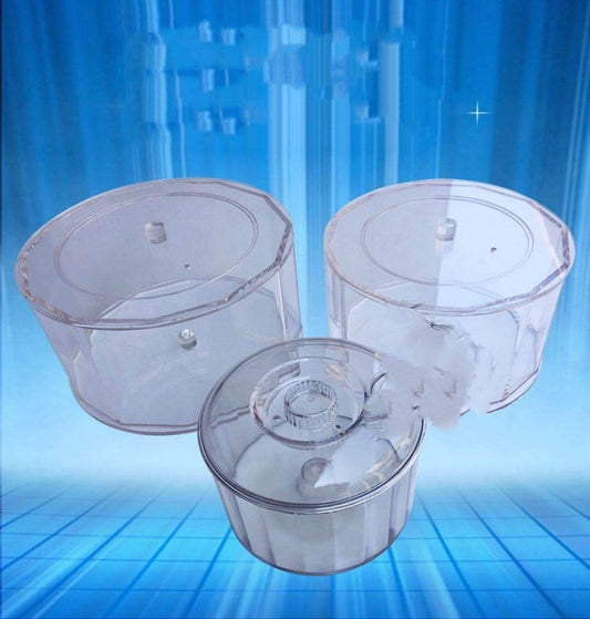 Magnetic Glass Storage Container with Airtight Silicone Lid