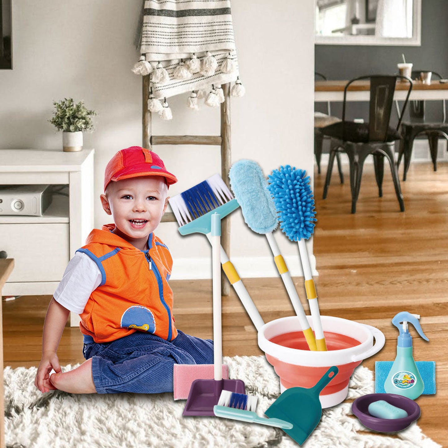 Kidwala Kids Cleaning Set with Broom