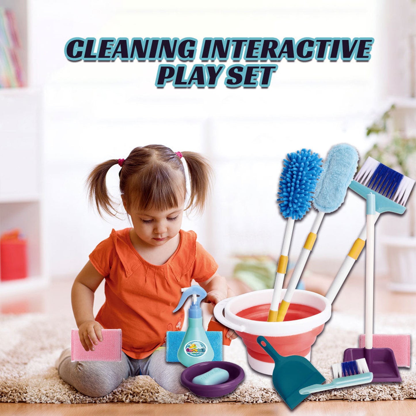 Kidwala Kids Cleaning Set with Broom