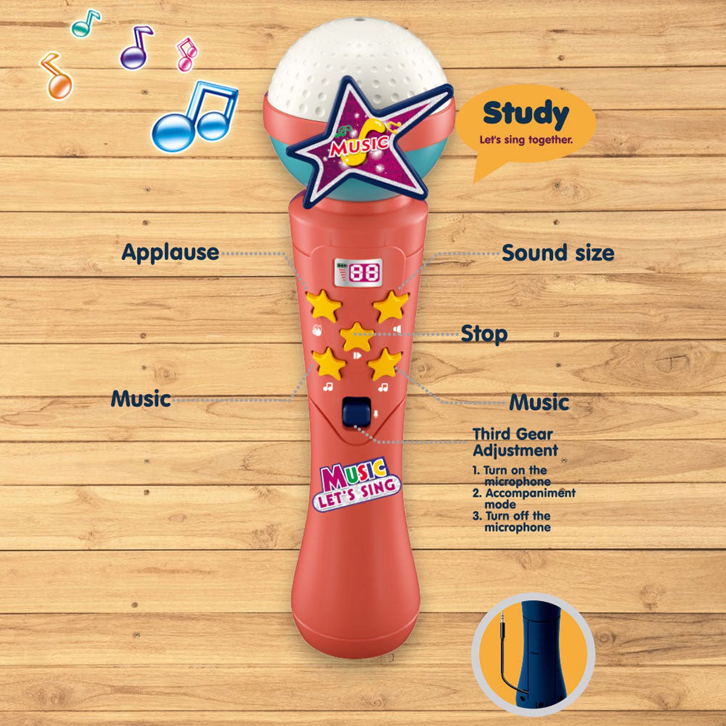 Kidwala Kids Karaoke Microphone