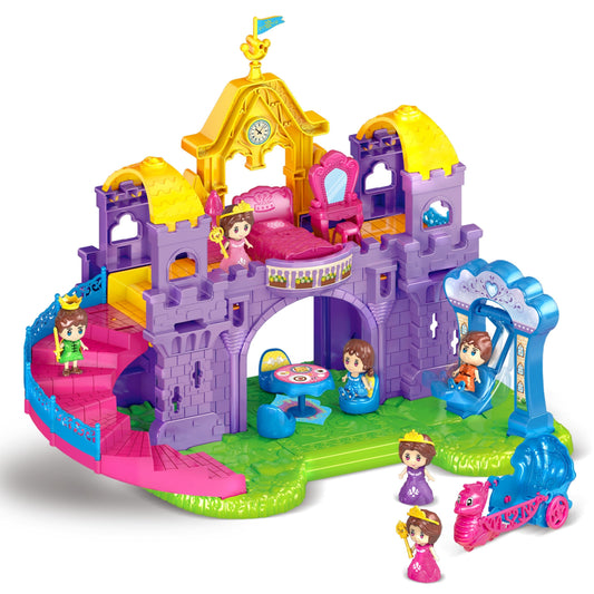 FITTO Princess Castle Dollhouse