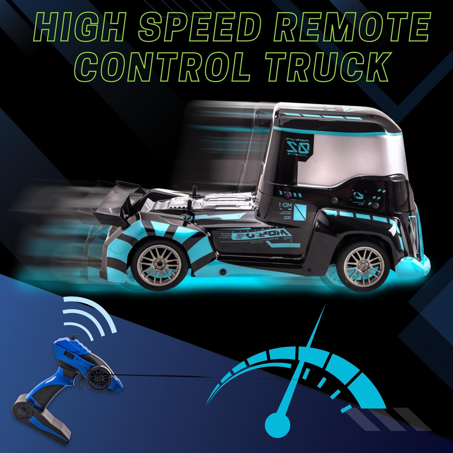 FITTO High Speed RC Truck for Boy