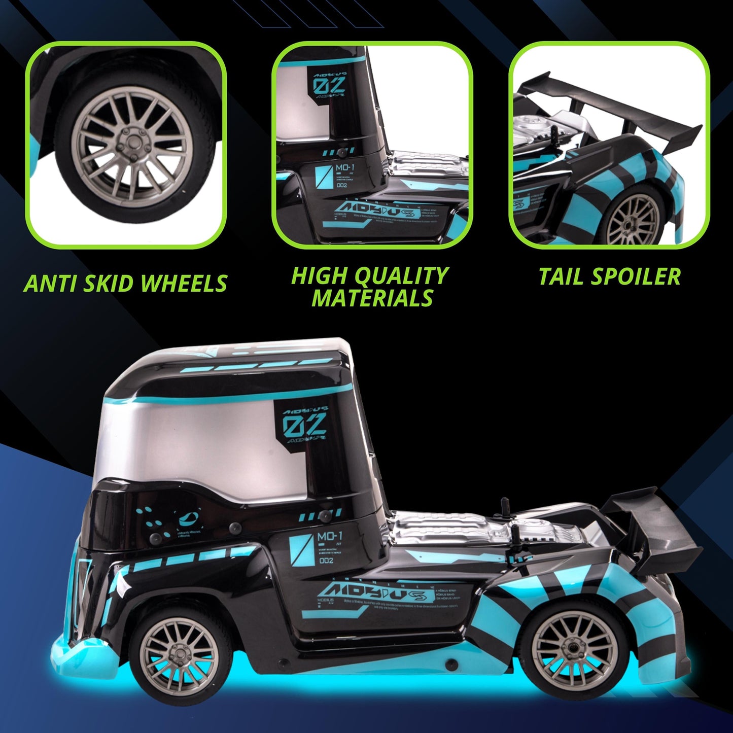 FITTO High Speed RC Truck for Boy