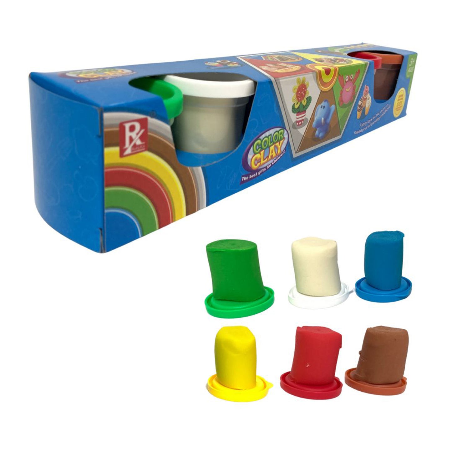 FITTO Clay Dough Back to School  Pack of 6