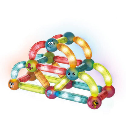 FITTO Magnetic Building Blocks Set 52 Pieces