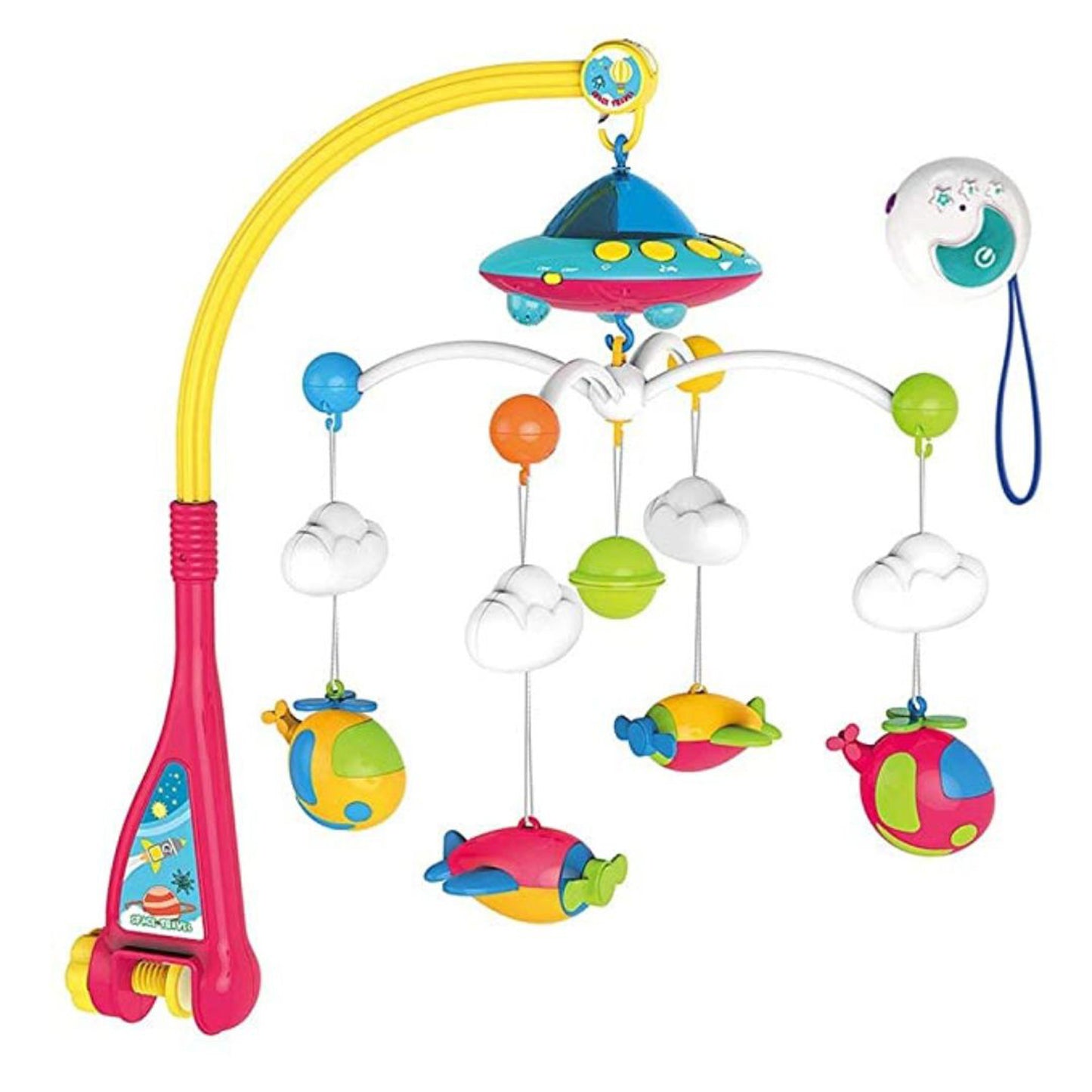 FITTO Projection Mobile with Rotating Toys