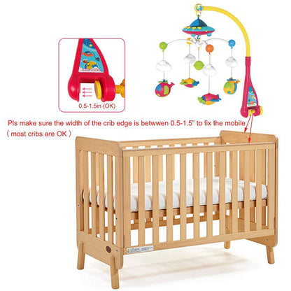 FITTO Projection Mobile with Rotating Toys
