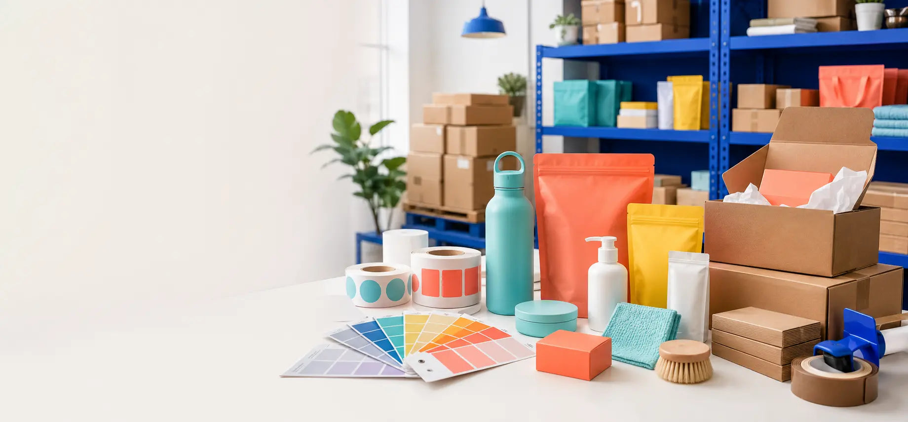 Private label packaging, product samples and fulfilment materials